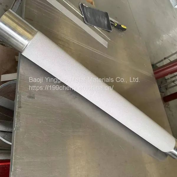 10um Titanium Sintered Porous Metal Filter Cartridge photo-4