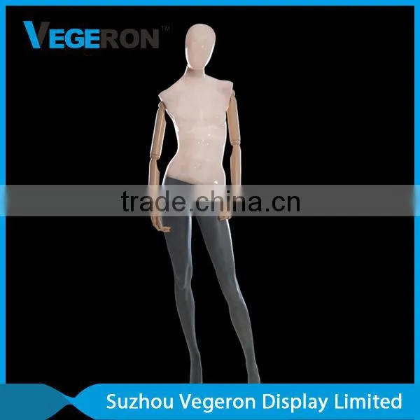 High Quality Fiberglass Stand Flexible Female Mannequin photo-2