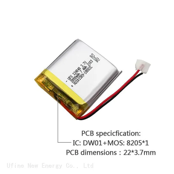 China Li-ion Battery Manufacturer Wholesale Portable Medical Equipment Battery UFX124040 2000mAh 3.7V Safety Lipo Battery photo-4