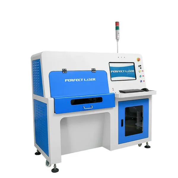 50W Raycus Pulsed Fiber Laser Optical System Silicon Waffer Solar Cell Panel Laser Scribing Machine