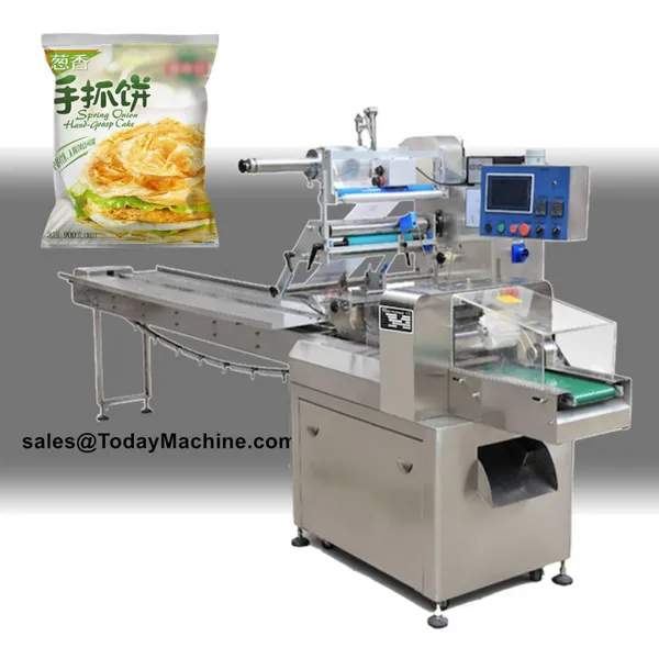 Automatic Flow Horizontal Pillow Mask Toy Book Food Wrapping Packaging Machine photo-3