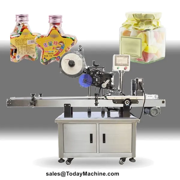Automatic Water Juice Wine Drink Round Bottle Labeling Machine photo-5