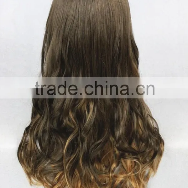High Quality 65cm Medium Long Wave Brown Mixed Lolita Wig Synthetic Anime Wig Cosplay Hair Wig Party Wig photo-4