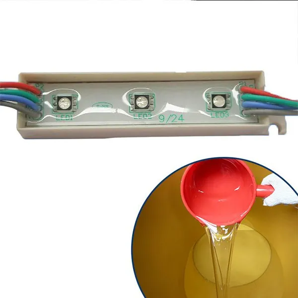 Cheap Potting Compound Silicone Power Module Led Ballasts Drivers Liquid Silicon Gel photo-3