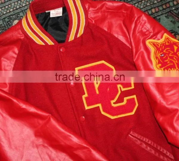 Custom Varsity Jackets Genuine Leather Sleeves Wholesale Blank Varsity Jackets photo-2