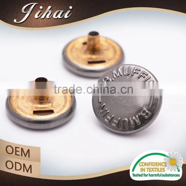 With Logo Design Round Special Clothing Snap Custom Metal Snap Button photo-3
