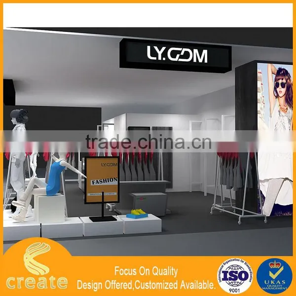 Hot Sale Retail Store Man's Clothes Showcase,showcase Shelf for Clothing Display Stand,metal Rack photo-5