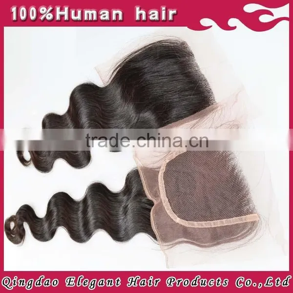 Elegant Hair Products 2015 Best Sellers Drop Shipping Suppliers Brazilian Body Wave Closure 6a photo-2