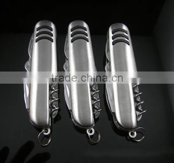 Wholesale Hot Selling Stainless Steel Multifunction Bottle Opener With Knife photo-3
