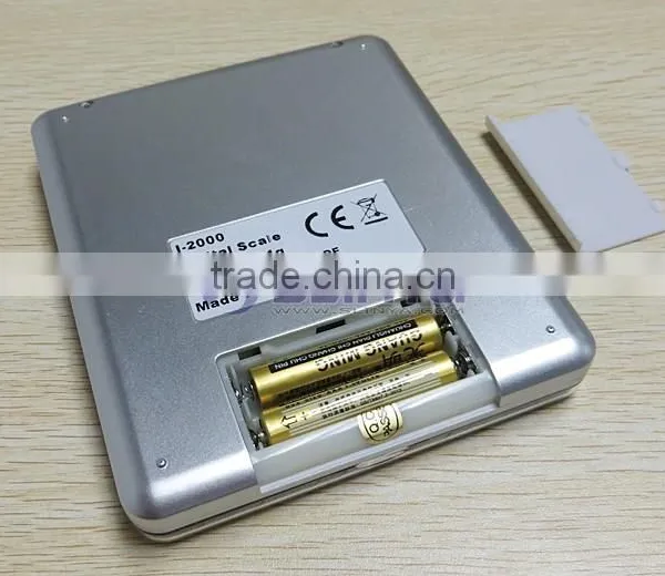 2 x AAA Batteries 200g/300g/500g x 0.1g Kitchen Scale I2000 Electronic Scale photo-4