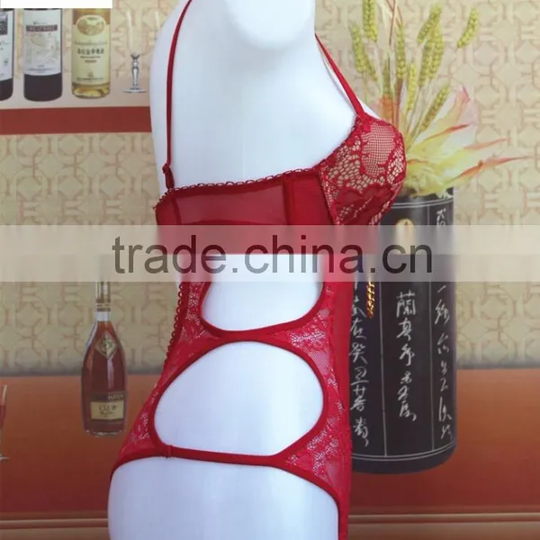 2016 Hot Sexy Elegant Ladies Lace Lingerie Baby Teddie /nightywear/bra Sets photo-3