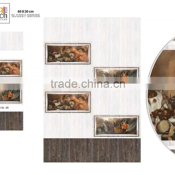 Kitchen Wall Tiles Glossy Digital photo-2