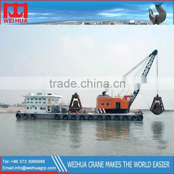 ISO Standard 120t High Efficiency Grab Dredger Boat