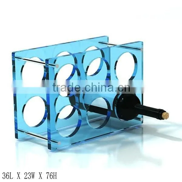 GH-RZ256 High Quality Rectangle Acrylic Wine Display Rack, Colorful Acrylic Display Rack photo-4