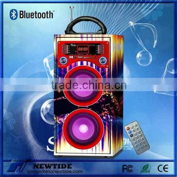 NT-WS001 USB TF FM Wood Speaker photo-5