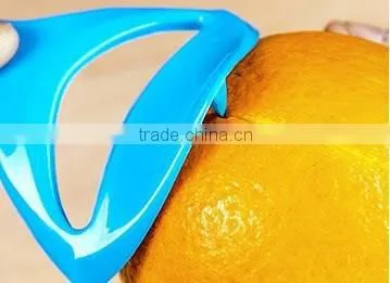 J456 Plastic Orange Peeler/Creative Orange Opener/citrus Peeler photo-3