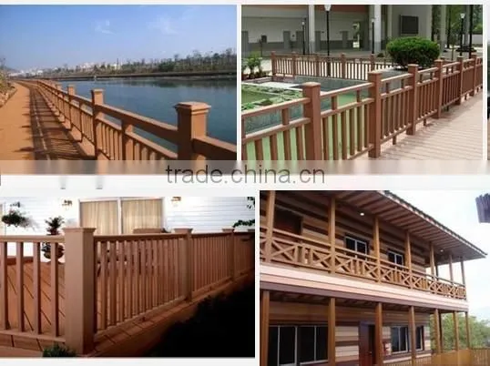 Made in China Outdoor WPC Decorative Fence Post Column Molds