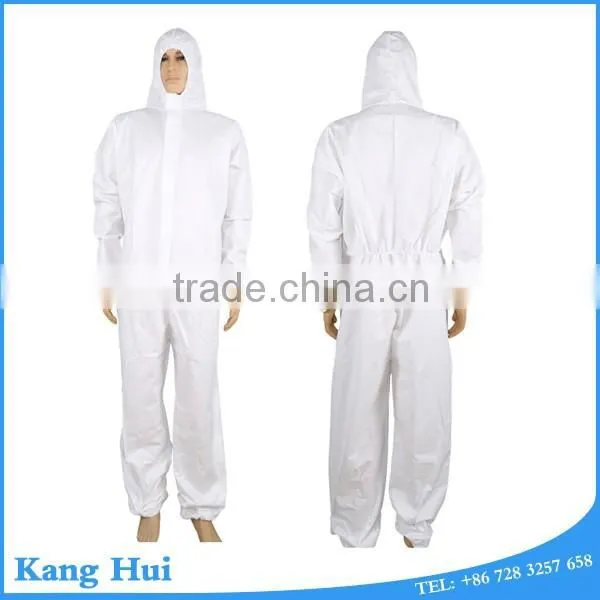 Hospital Non-woven Disposable Coverall White photo-2