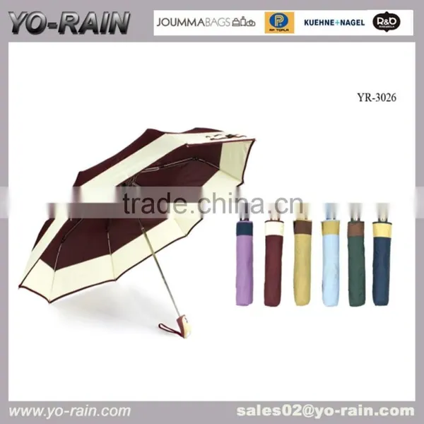 Auto Open Close Fiberglass Mini Windproof Folding Umbrella