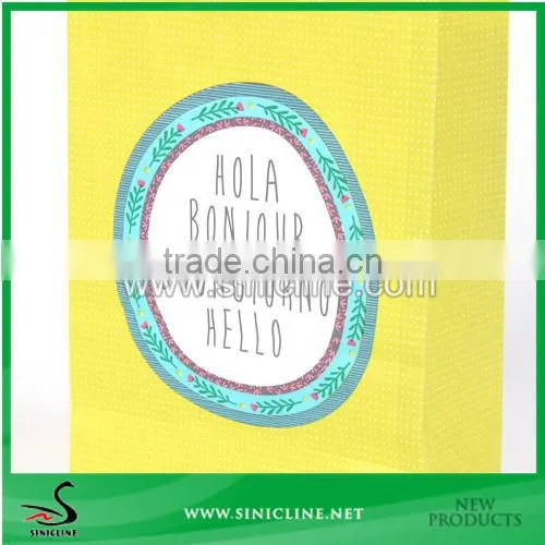 Sinicline Factory Design Handmade Craft Paper Bag With Paper Handle For Garment photo-3
