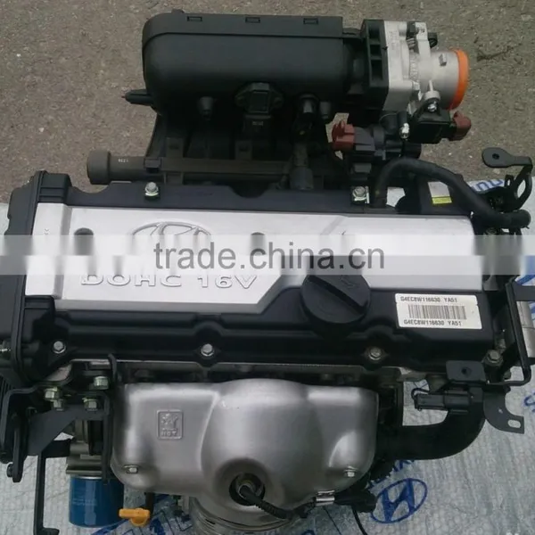 USED ENGINE COMPLETE GASOLINE G4EC EURO-3-4 ASSY-SUB FROM MOBIS 1998-2003 MNR photo-5