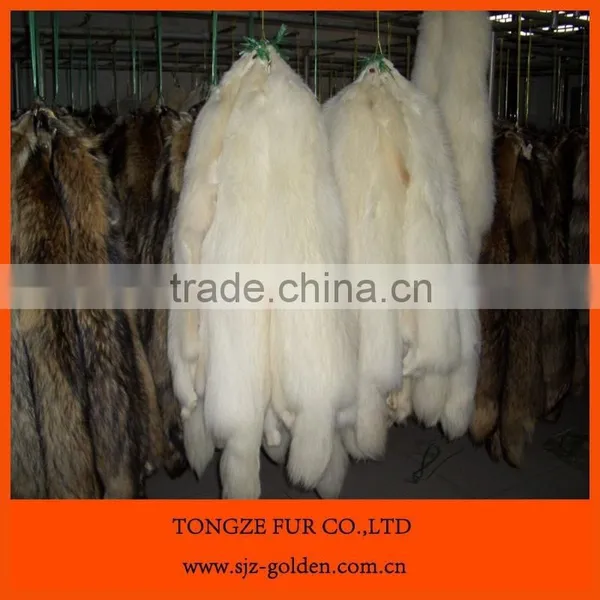 Factory Prices White Raccoon Fur Trim for Hood photo-6