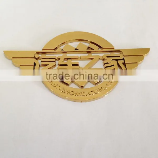 Customized Decorative 3D ABS Plastic Auto Emblem Badge Chrome Famous Car Logo photo-4