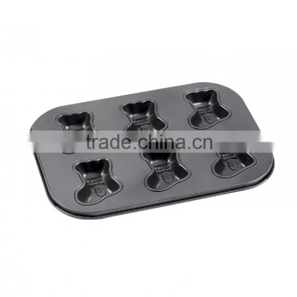 Carbon Steel Non-stick Cake Pans of Muffin Pan With 6 Cups photo-2