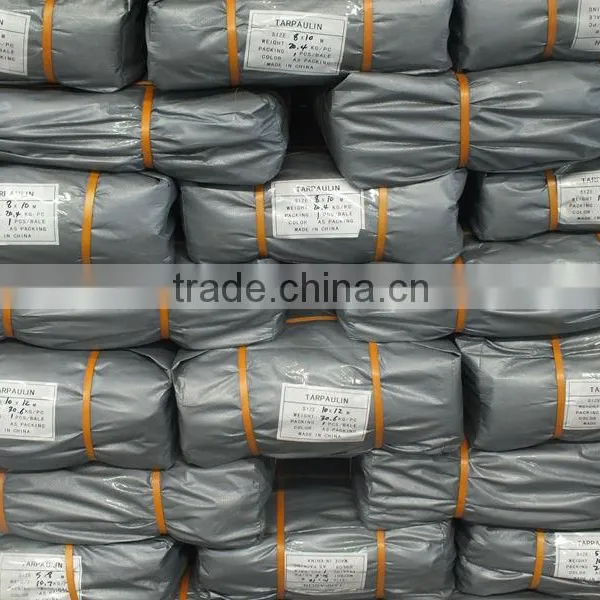 Waterproof Double Silver Lightweight Truck Tarp Plastic Tarps Direct Manufacturer Truck Tarpaulin Sheet Covers photo-2