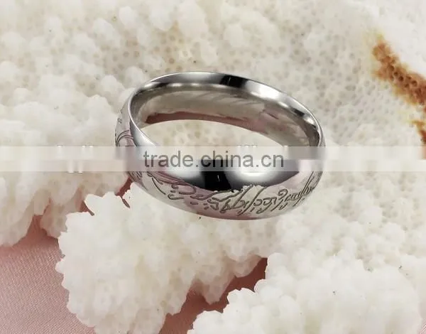 Best Selling Products Fashion Stainless Steel Dubai Design Silver Ring photo-4