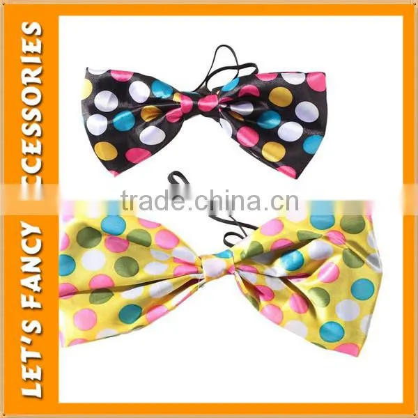 Clown Glittering Elastic Bow Tie Party Neckwear photo-4