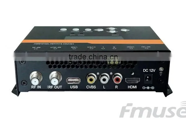 Wholesale MPEG-4 AVC /H.264 SD rf Converter (Tuner,CVBS,HDMI In; RF Out) for Audio/Video to DVBT Hch photo-2