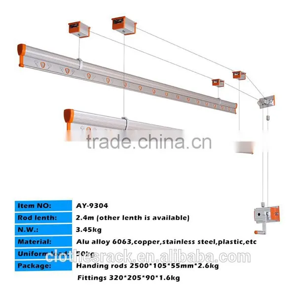 Ceiling Airing Clothes Rack, Drying Hangers and Clothing Airing Rod Integrated Ceiling Airing Clothes Rack Manufacturer photo-2