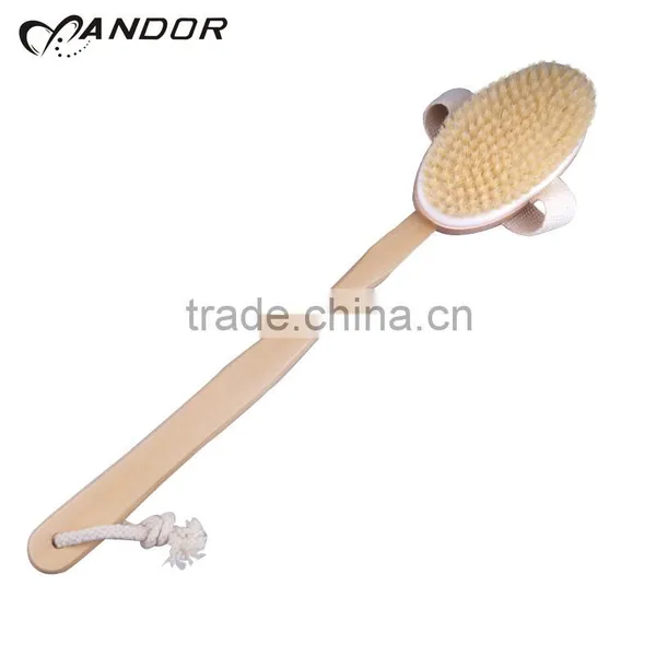 Wooden Human Body Wash Brush With Disassembly Handle