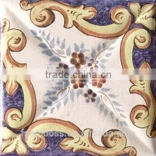 Inkjet Ceramic Relief Decor Border/listello Macthing Wall Tile Length 150*150mm photo-6