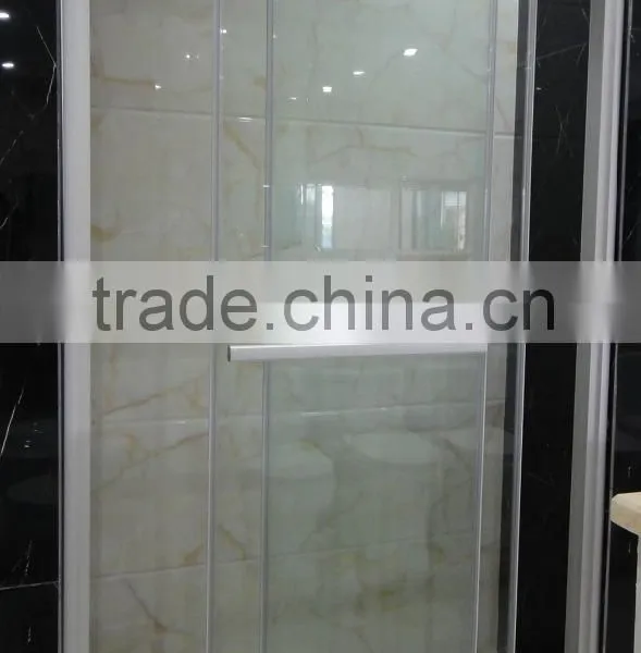 Dubai Best Selling Aluminum Profile Double Sliding Shower Door D16 photo-3