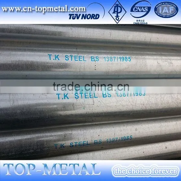 Astm A135/a795 A53b Erw Galvanized Pipes photo-5