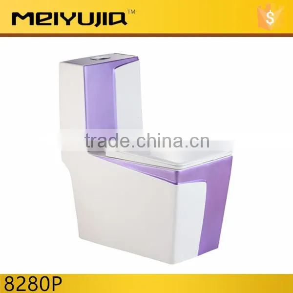 8280GF One Piece Middle East Style Golden Colored Toilet photo-6