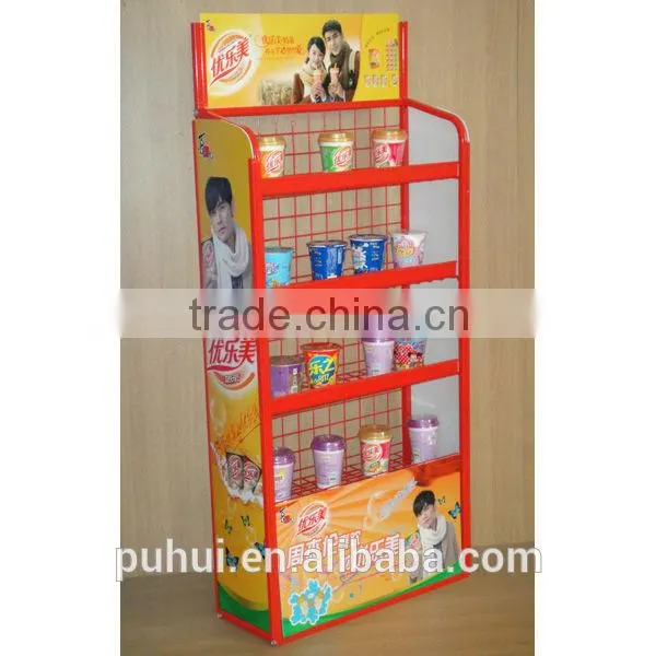 Space Saving Factory Metal Wire Hanging Chips Display Fixture photo-3