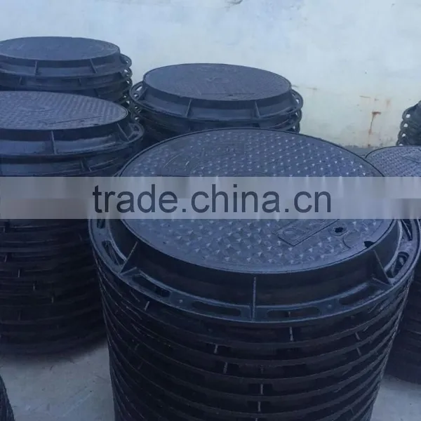 EN124 Black Color Ductile Iron Manhole Cover photo-4