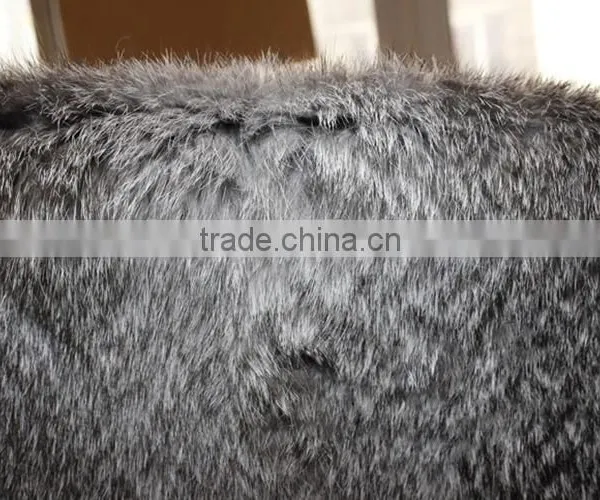 Natural Rabbit Plate / Fur Blanket Rabbit Fur Plate photo-3