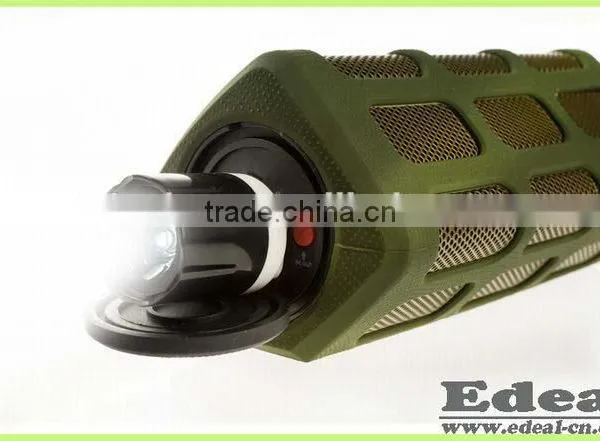 2015 Popular Small Round Mini Speaker Bluetooth 7000MAH Power Band Speaker for Camping From BSCI Manufacturer