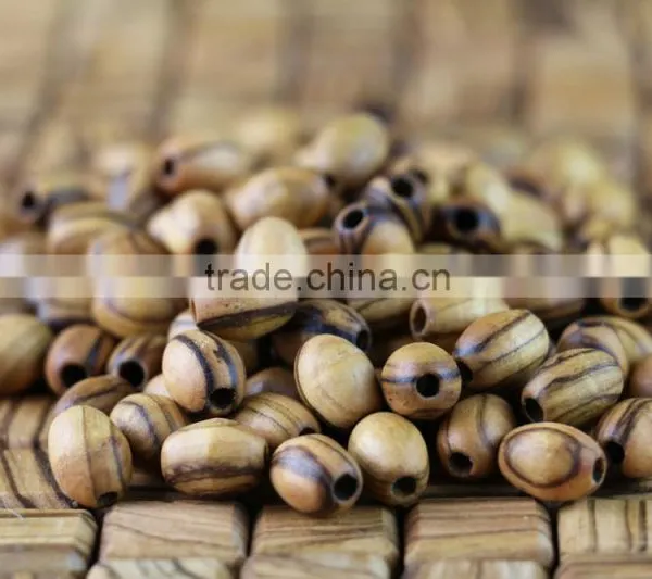 Olive Wood Oval Beads for Rosaries & Jewelry photo-3
