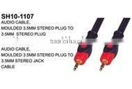 AUDIO CABLE 3.5MM STEREO PLUG TO 3.5MM STEREO PLUG