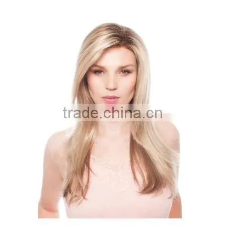 Yaki Straight Hair Extension Blond Color Indian Human Hair photo-2
