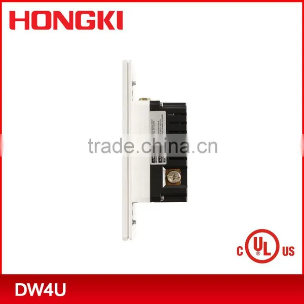 UL CUL Listed 120V 15A USB Power Light Wall Socket With 4 USB Port photo-4