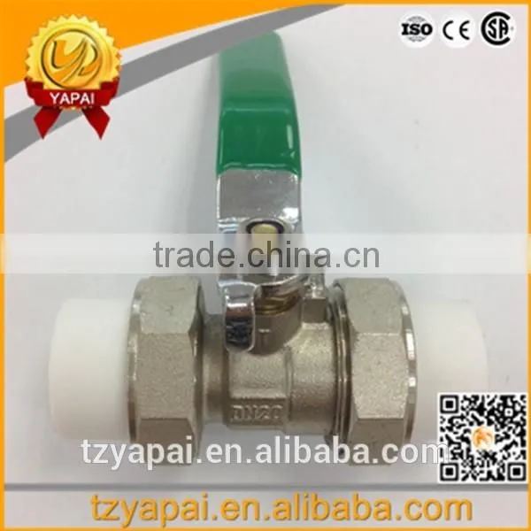 China Online Selling PP-R Brass Ball Valve photo-3