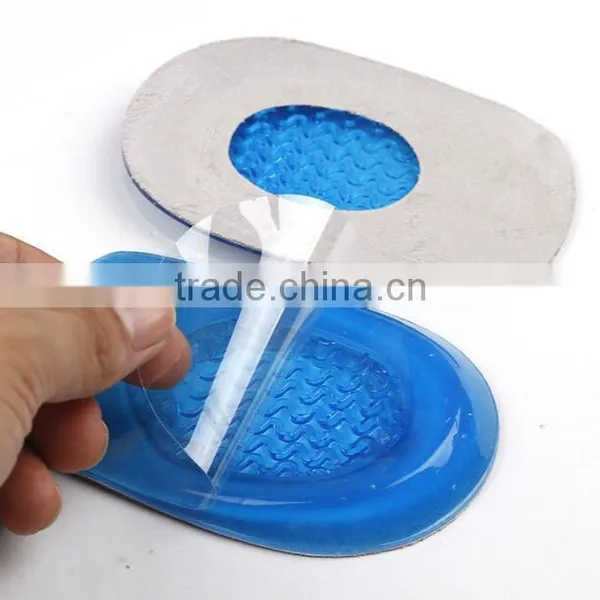 1 Pairs Gel Heel Pads/ Shoes Silicone Insoles/ Cushion Foot Feet Running Walking