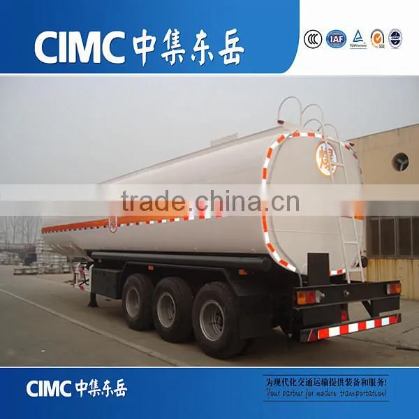 CIMC Brand 3 Axle Carbon Steel Semi Fuel Tanker Trailer With Multi Size and Capacity Optional photo-6
