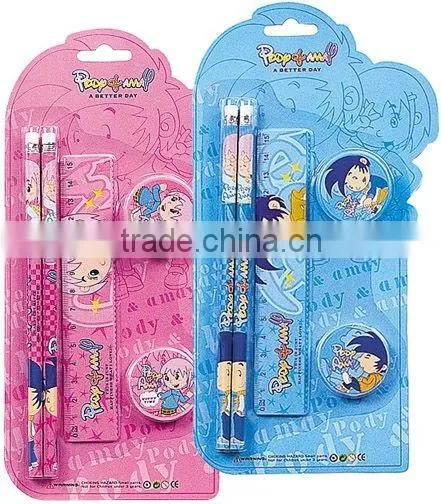Cartoon Figure Stationery Set